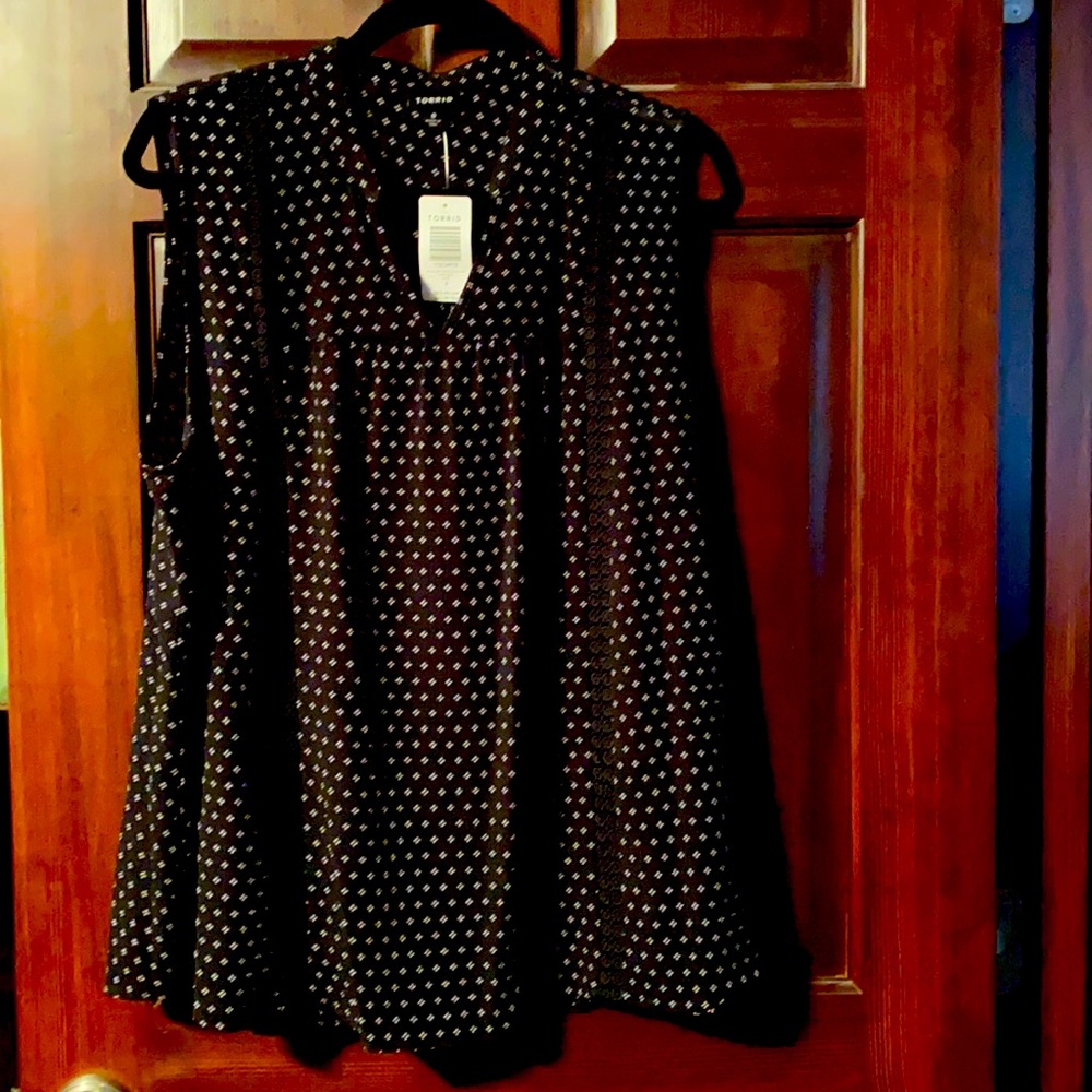 Torrid sleeveless blouse.